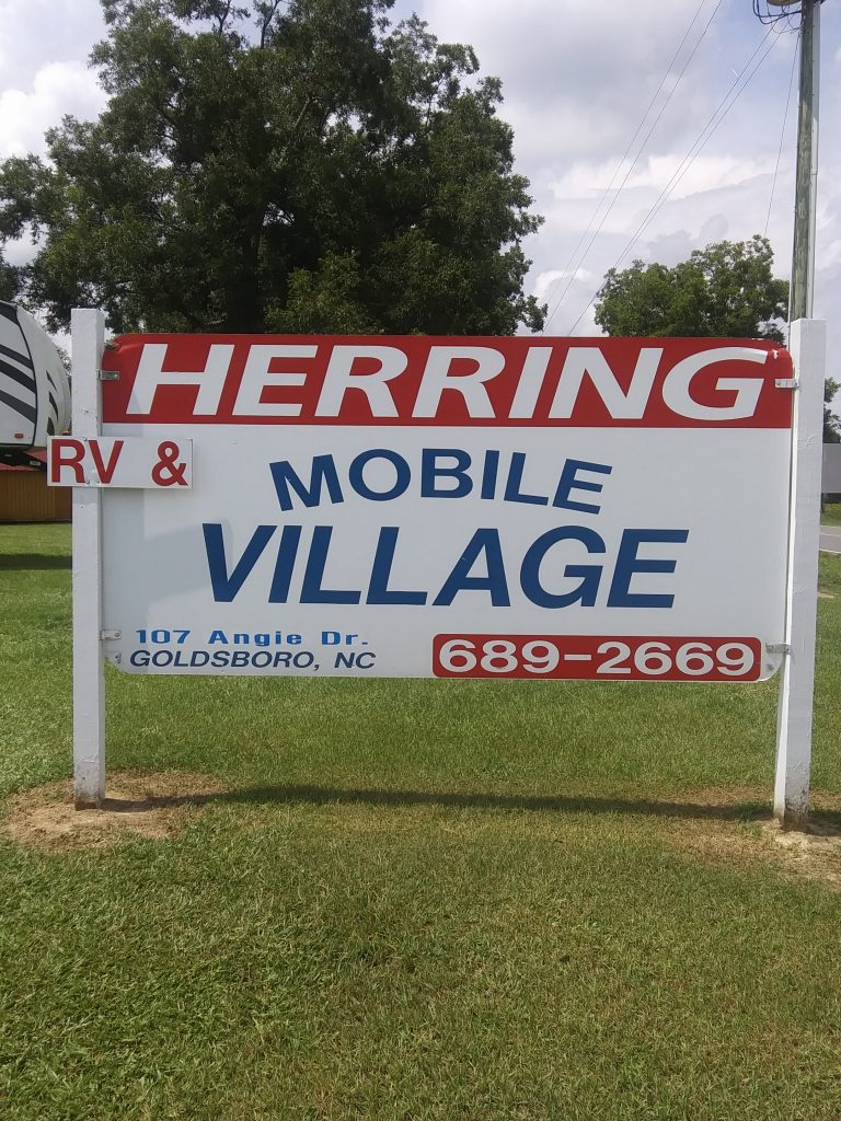 Herring RV and Mobile Village Goldsboro, NC RV Hookups, Rentals
